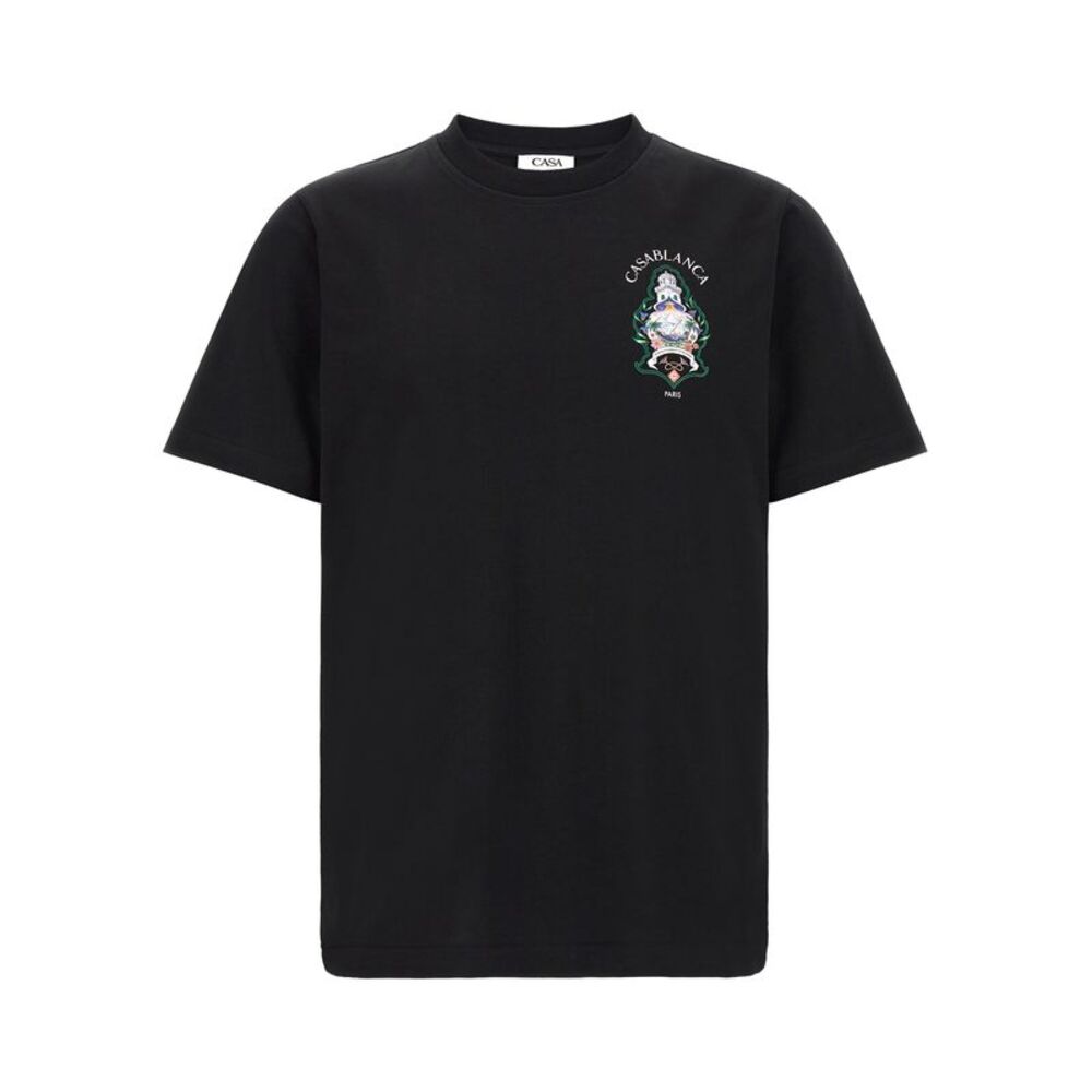 Casablanca Men T-Shirt With 'Hotel Emblem' Print